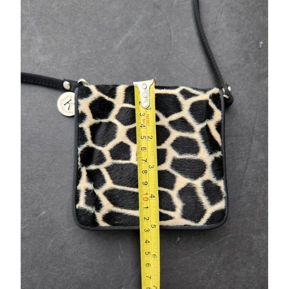 Small Organizer Crossbody Bag Purse Wallet on String Animal Print Koltov - Picture 6 of 10